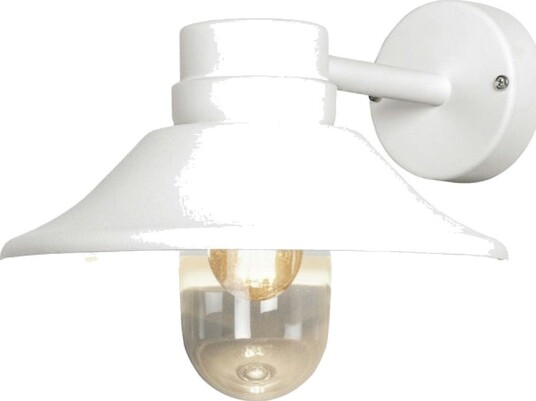 Konstsmide Vega vegglampe E27 hvit 1733931-03-0 1733931-01-0