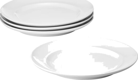 Jensen Koppel middagstallerken Ø27 cm 4pk Hvit