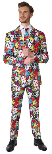 OppoSuits Suitmeister Casino Icons Dress  XLarge