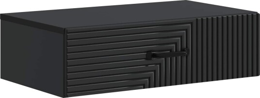 vidaXL Vegghengt Sidebord Svart 59 x 34,5 x 17 cm Konstruert tre vidaXL Vegghengt Sidebord Svart 59 x 34,5 x 17 cm Konstruert tre