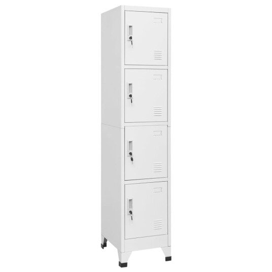 vidaXL Garderobeskap med 4 rom 38x45x180 cm vidaXL Garderobeskap med 4 rom 38x45x180 cm