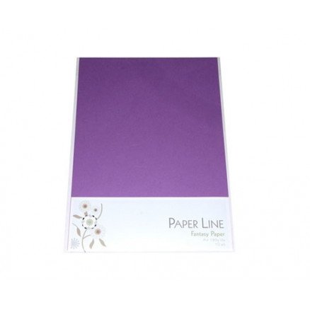Paper Line Fantasikartong Lilla A4 180g 10 stk Paper Line Fantasikartong Lilla A4 180g 10 stk