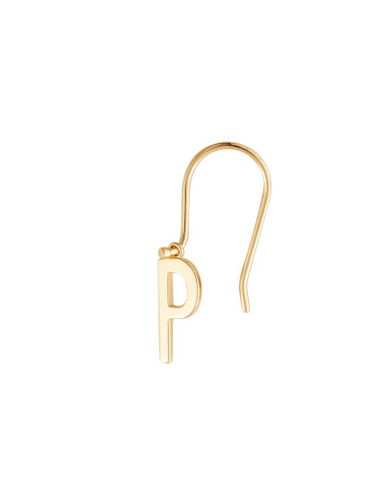 DESIGN LETTERS Initial Ear Hanger (A Z) Guld One Size 2,7