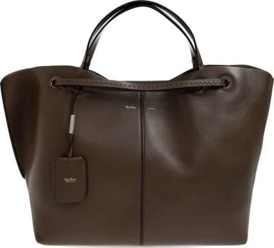 Max Mara Dame Vesker Brun ONE SIZE, Max Mara Dame Vesker Brun ONE SIZE,