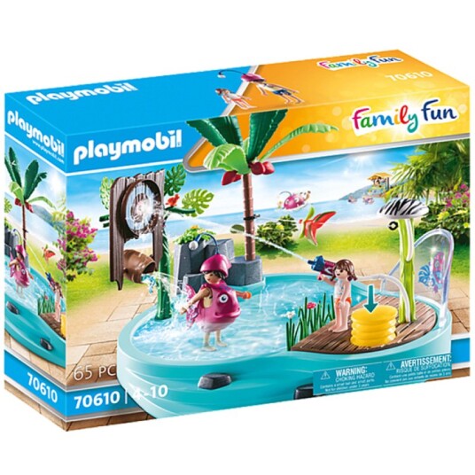 Playmobil Family Fun Lekebasseng Med Vannspruter 70610 Playmobil Family Fun Lekebasseng Med Vannspruter 70610