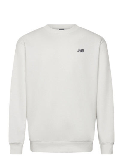 New Balance Linear Graphic Fleece Crew - Cream - XXL New Balance Linear Graphic Fleece Crew - Cream - XXL