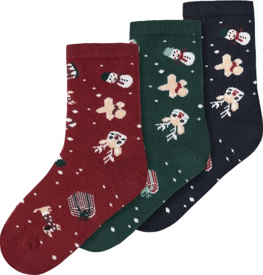 Name It Nmnvismas 3P Sock BOTANICAL GARDEN 28 30
