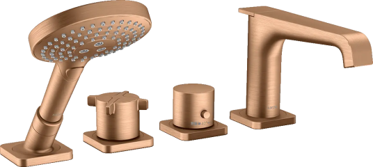 Axor Citterio E Badekarbatteri For karkant Børstet Bronse