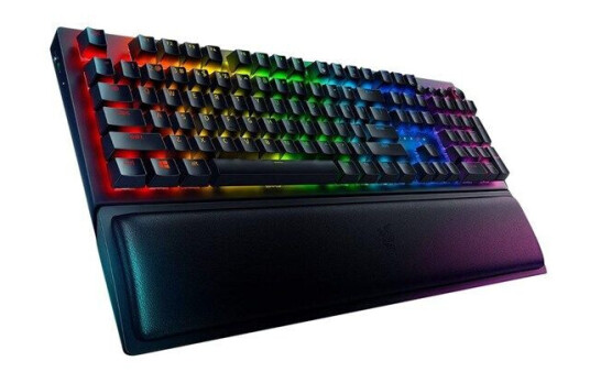 Razer BlackWidow V3 Pro - Yellow - US - Gamingtastatur - Amerikansk Engelsk - Svart