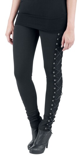 Vixxsin - Goth Leggings - Corset - S til XL - Damer - svart