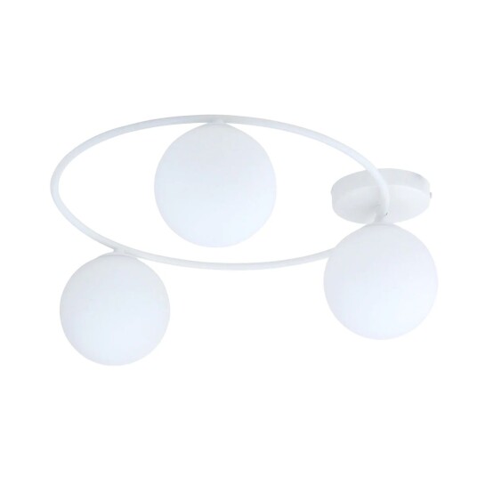 Emibig Sopra taklampe 3-lys - Hvit/Opal