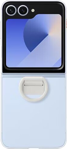 Samsung Galaxy Z Flip6 Gjennomsiktig Baksidedeksel med Ring