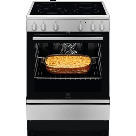 Electrolux 500-serien LKR64004NX 73L Keramisk Komfyr med Platetopp Electrolux 500-serien LKR64004NX 73L Keramisk Komfyr med Platetopp