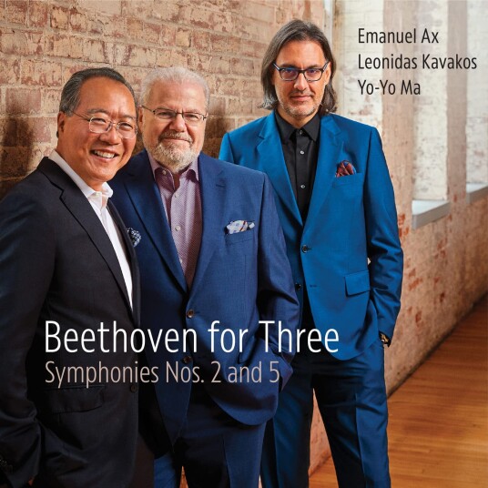 YoYo Ma, Leonidas Kavakos, Emanuel Ax, Ludwig van Beethoven Beethoven For Three: Symphonies Nos. 2 And 5 CD YoYo Ma, Leonidas Kavakos, Emanuel Ax, Ludwig van Beethoven Beethoven For Three: Symphonies Nos. 2 And 5 CD