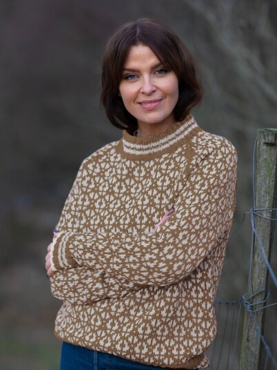FLOKK genser dame varm beige kitt FLOKK genser dame varm beige kitt