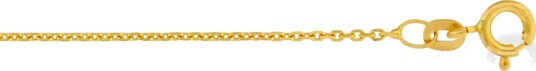 Sandra Lyng X Pan Jewelry Anker kjede i 585 gull med diamant kutt