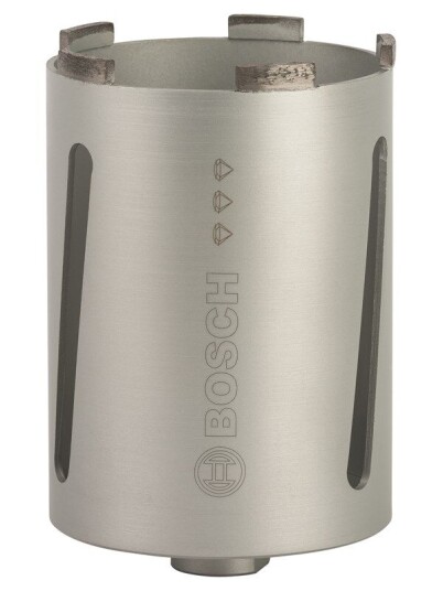 Bosch Diamanttørrborkrone G 1/2" 107 mm, 150 mm, 6 segmenter, 7 mm Bosch Diamanttørrborkrone G 1/2" 107 mm, 150 mm, 6 segmenter, 7 mm