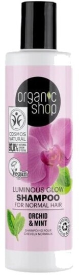 Organic Shop luminous glow shampoo orchid & mint 280 ml