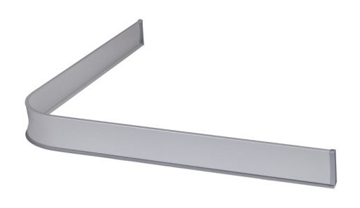 Leijma gulvskinne, 92x92, sølv Leijma gulvskinne, 92x92, sølv