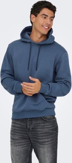ONLY & SONS Onsceres Hoodie Sweat Noos Blue XS