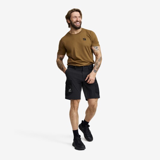 Rambler Lightweight Pro Shorts Herre Black 4XL - Bukser > Shorts