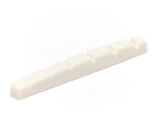 Graph Tech Tusq Pq-5043-00 St- Style Nut, Flat, Slotted, 43 Mm Long Graph Tech Tusq Pq-5043-00 St- Style Nut, Flat, Slotted, 43 Mm Long