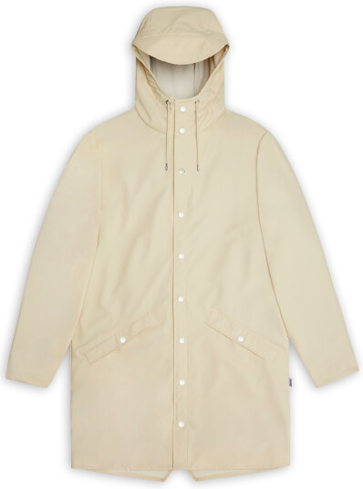 Rains Unisex Long Jacket Dune L, Dune Rains Unisex Long Jacket Dune L, Dune