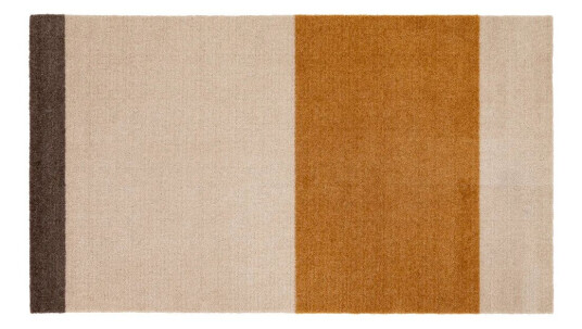 tica copenhagen Stripes by tica, horisontal, entréteppe Ivory-dijon-brown, 67 x 120 cm