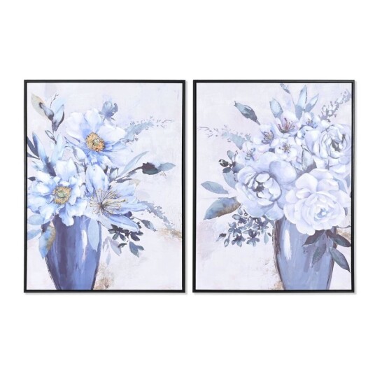 Dkd Home Decor Maleri Dkd Home Decor 60 X 3,5 X 80 Cm Blomstervase Tradisjonell (2 Enheter)