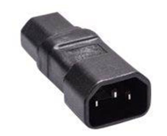 MicroConnect Strømkoblingsadapter C14 til C15, 250 V, 15 A - Svart