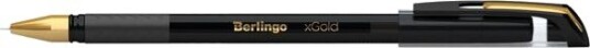 Berlingo Xgold Kulepenn 0,7 Mm Gummigrep Svart (243018) Berlingo Xgold Kulepenn 0,7 Mm Gummigrep Svart (243018)