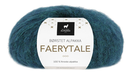 DSA, Faerytale garn 767 Blågrønn Melert