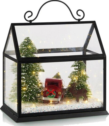 Markslöjd Lyshus med juleby