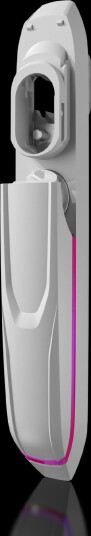 Rittal Ax 2435.500 Dørhåndtak Lysegrå Zink 500 G 1 Stykker 542 G 2435500