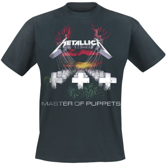 Metallica T-skjorte Master Of Puppets S til 5XL Herrer svart
