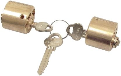 Assa 712 Låsesylinder Med 3 Nøkler, Dobbelt