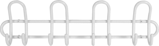 Home it Knaggrekke med 4 kroker 52x6,5x13cm Hvit Home it Knaggrekke med 4 kroker 52x6,5x13cm Hvit
