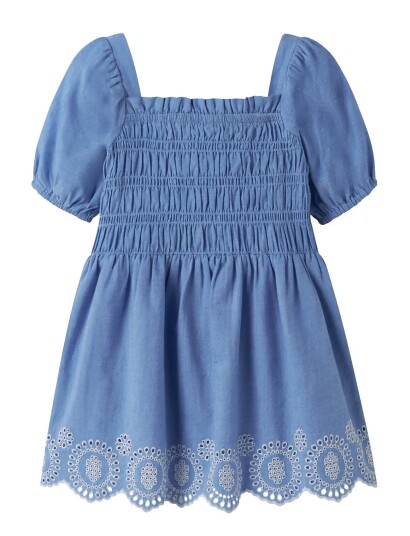 Name It Nmfferma Ss Dress Blue 116