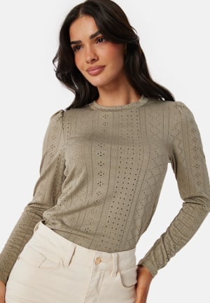 VERO MODA Vmbilli LS top Beige S