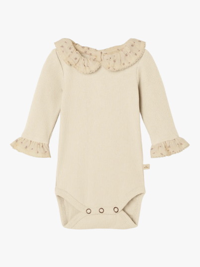 Lil- Atelier Trine Long Sleeve Slim Body Beige 74 Lil- Atelier Trine Long Sleeve Slim Body Beige 74