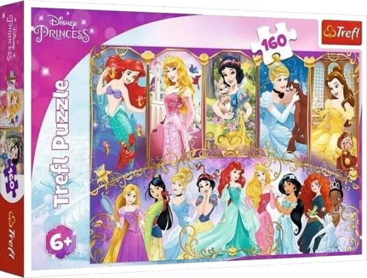 Trefl Puzzle Princess Princesses portraits 160 pieces Gulv