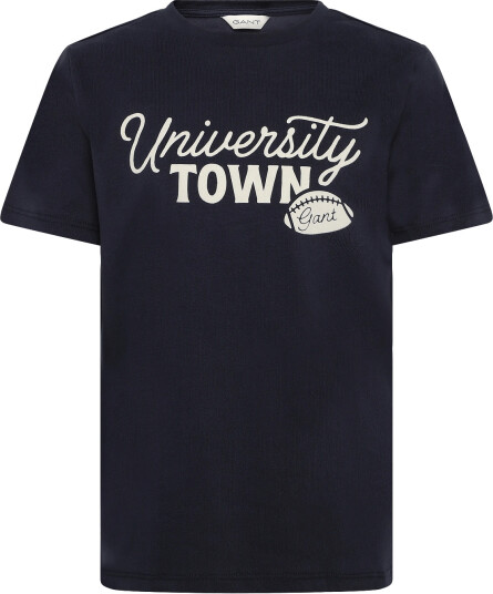 Gant Kids University Town Ss T Shirt Navy 128