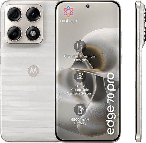 Motorola Edge 70 Pro 12GB/512GB PANTONE Lily White Motorola Edge 70 Pro 12GB/512GB PANTONE Lily White