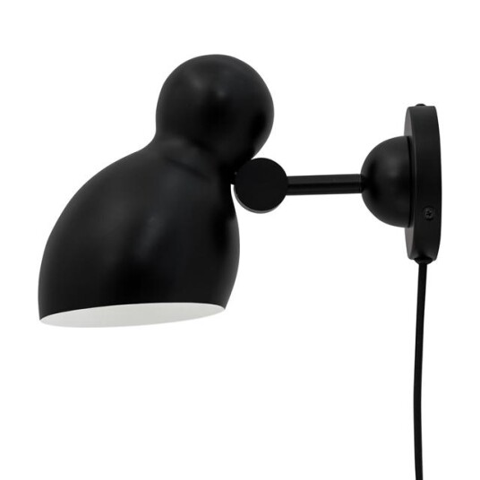 Dyberg Larsen Ludo Vegglampe Sort