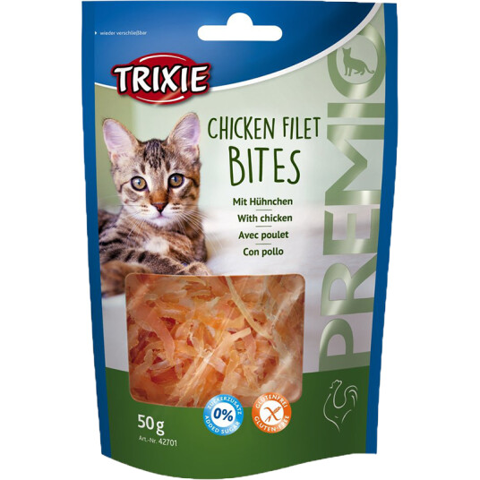 Trixie Kattemat Premio Kylling Biter 50 g - Helse Snacks Trixie Kattemat Premio Kylling Biter 50 g - Helse Snacks