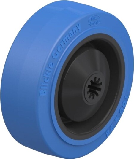 Blickle 605055 Poev 100/8Ka-Sb Plastthjul, Hjuldiameter 100 Mm, Bæreevne (Maks.) 200 Kg, 1 Stk