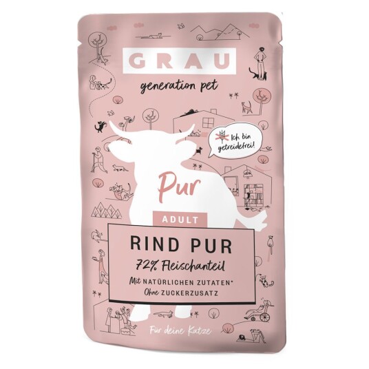 Grau Gourmet Biter 16 X 125 G Rent Storfekjøtt Grau Gourmet Biter 16 X 125 G Rent Storfekjøtt