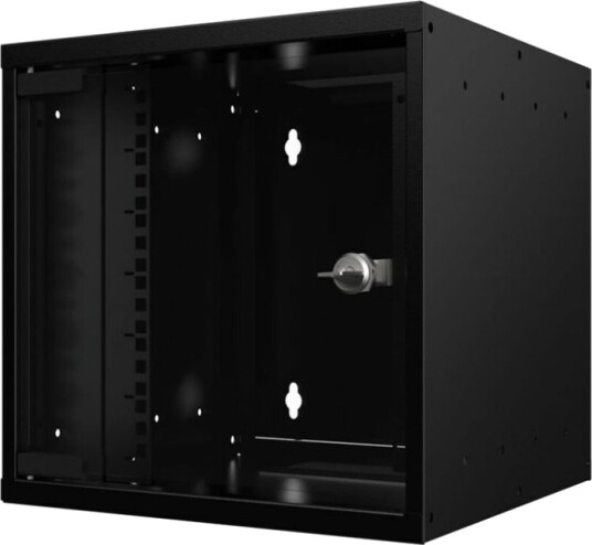 Lanview By Logon Rackskap 31 X 30 Veggmonterbar Svart 6U 10" Lanview By Logon Rackskap 31 X 30 Veggmonterbar Svart 6U 10"