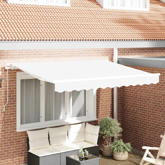 Markiseerstatningsstoff for 3.5x2.5 m ramme Hvit