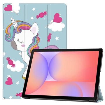 Samsung Galaxy Tab S10 Lite Tri-Fold Series Smart Folio-etui Enhjørning